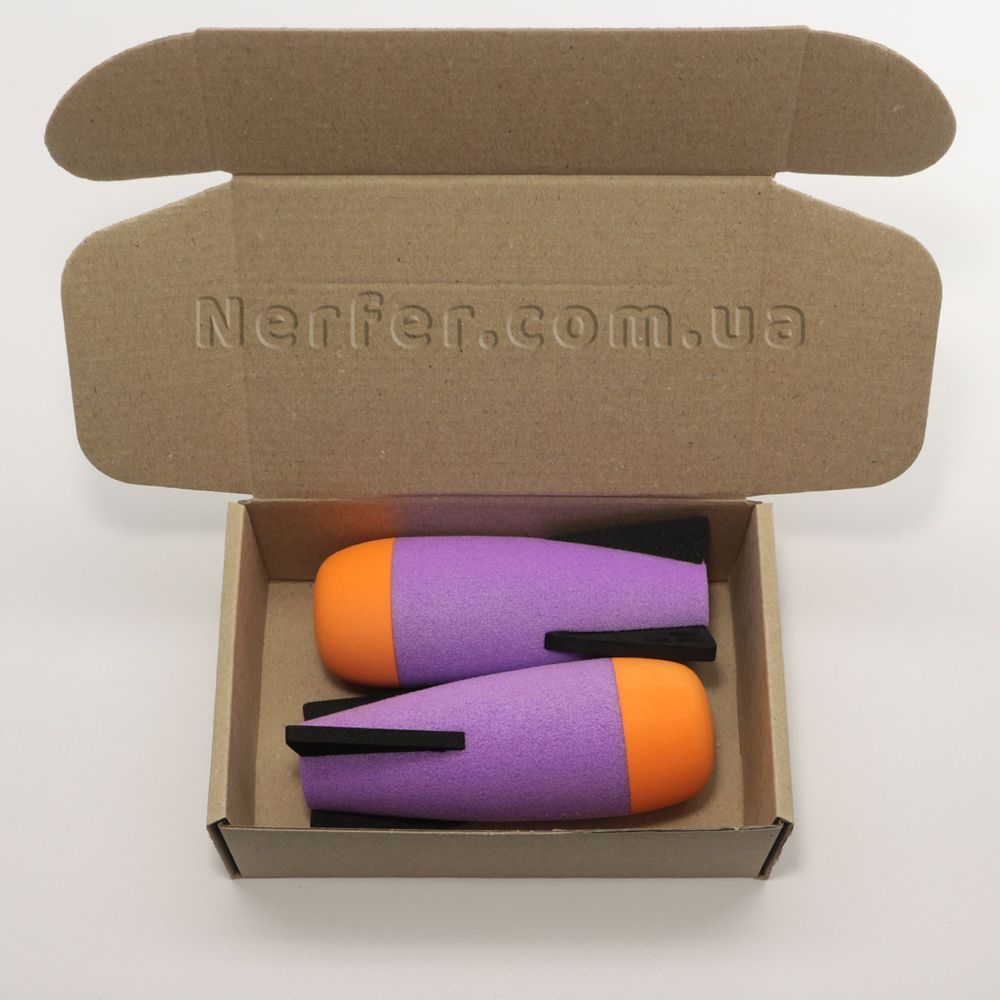Ракеты Nerf Фиолетовые 2 шт