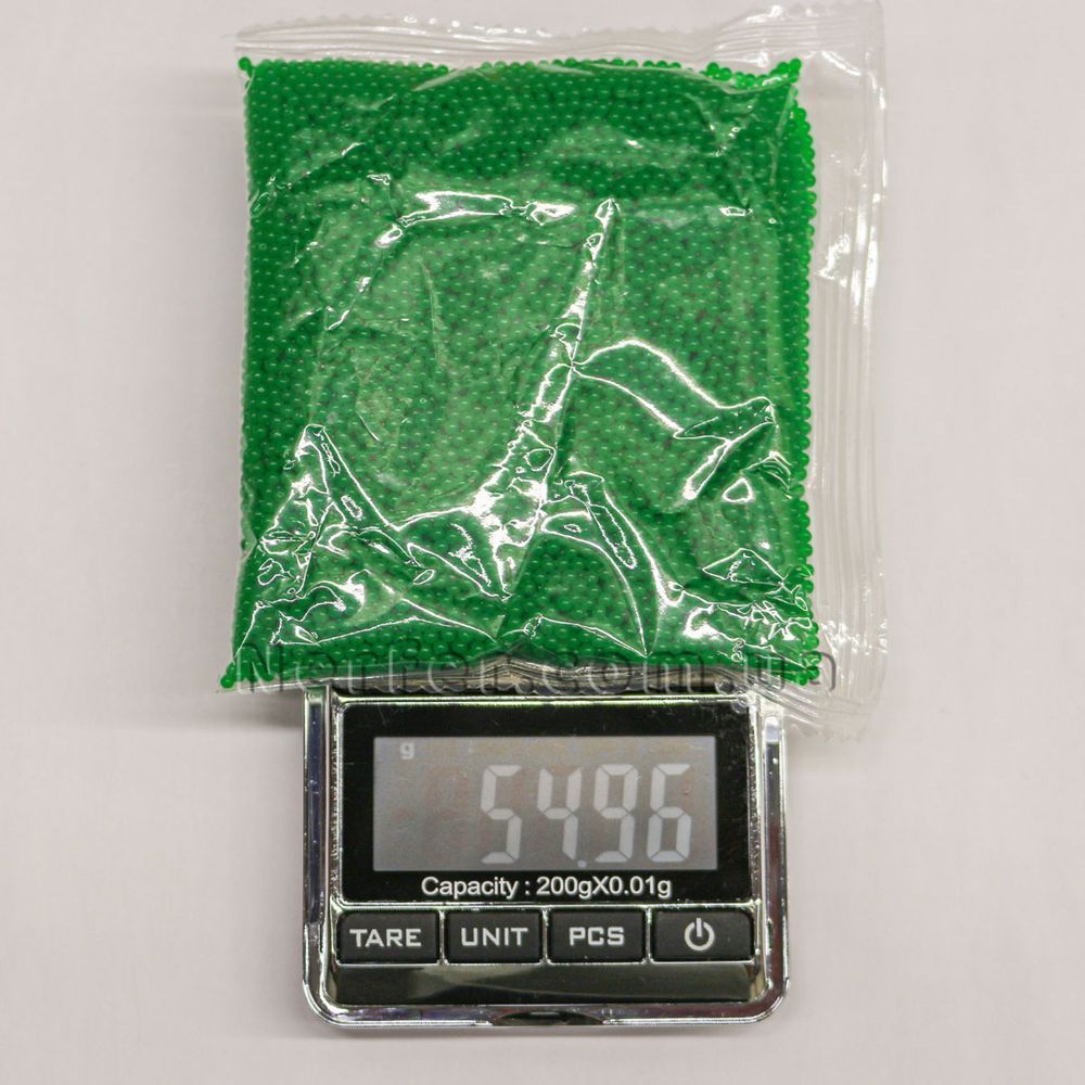 Гелеві кульки (орбізи) Gel Blaster Зелені 10000 шт (GL1009)