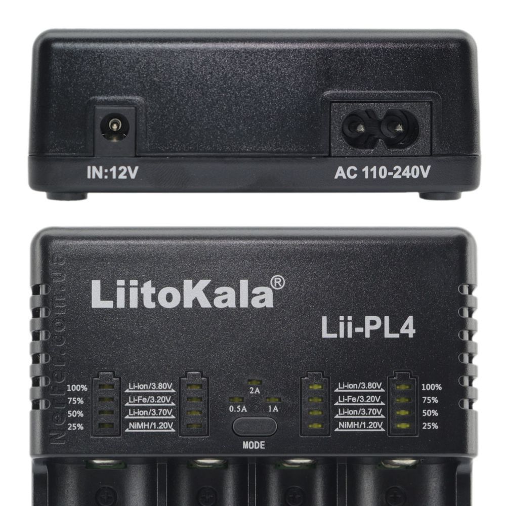 Набір для заміни 6-х батарейок D (LR20) на 3 LiFePO4 акумулятори (LiitoKala Lii-PL4)