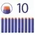 Патроны для бластеров Nerf Elite с плоским наконечником Синие 10 шт