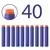 Патроны для бластеров Nerf Elite с плоским наконечником Синие 40 шт