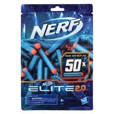 Патрони Nerf Elite 2.0 з отвором на кінці Бірюзові 50 шт (E9484)