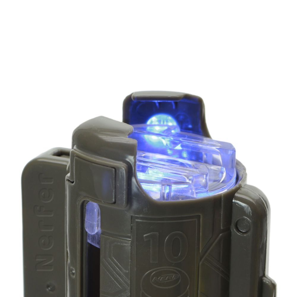 Магазин Nerf на 10 дисков Vortex непрозрачный